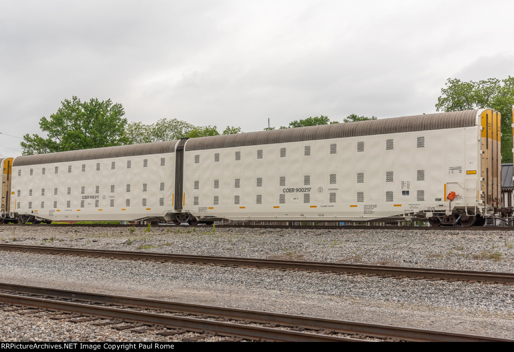 COER 900217, Auto-Max II Autorack Car on the NSRR